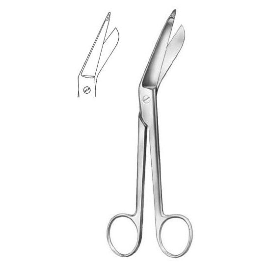 Lister Verbandschere – Stumpfe Spitze, Sicherheitsdesign, chirurgische Qualität