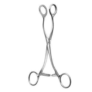 Collin Tongue Forceps – Serrated Grip with Locking Mechanism, Surgical Grade