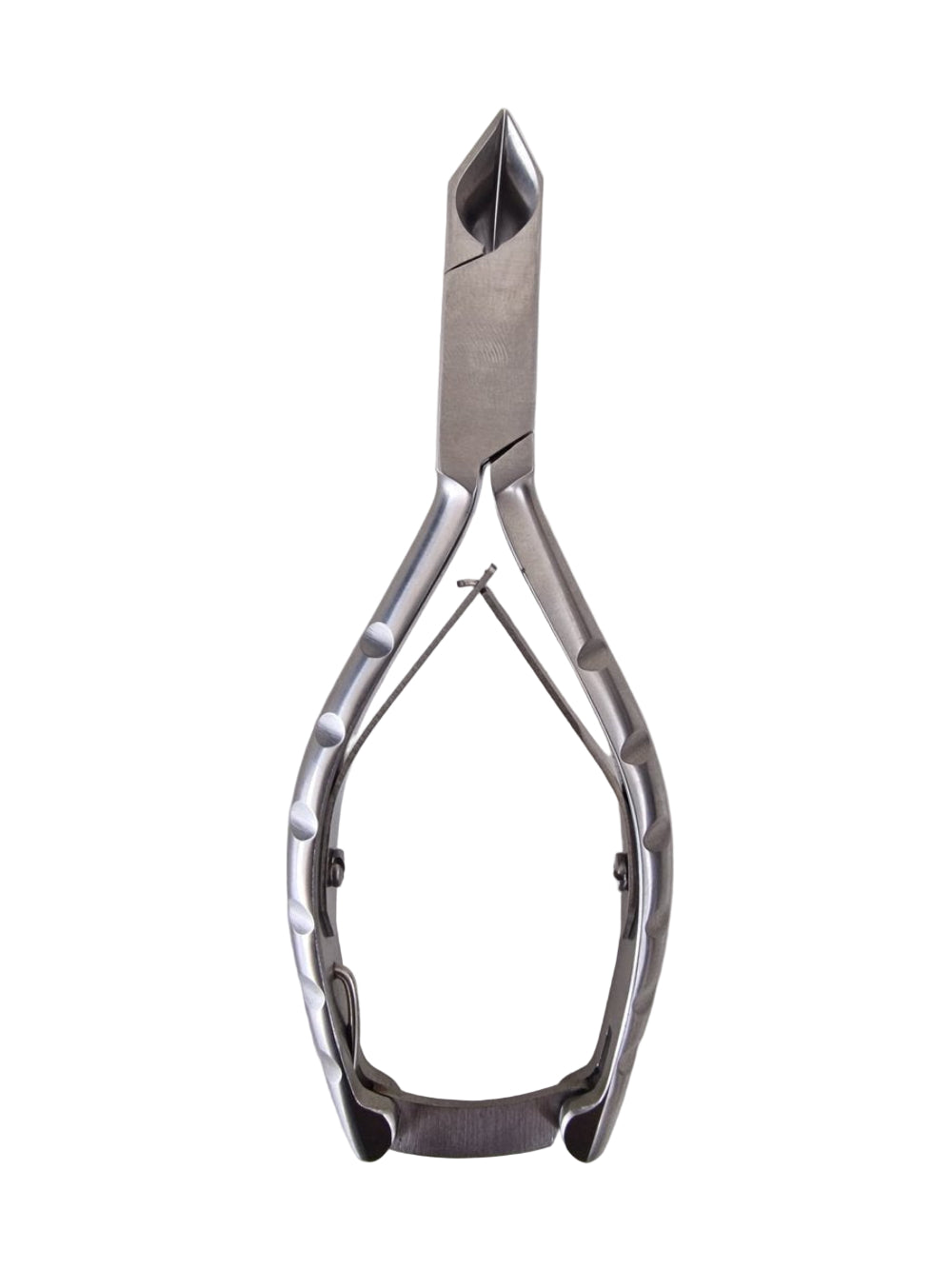 Gebogen nagelknipper (ingegroeide nagels, nagelhoeken) – puntige rechte bek – nagelknipper – 14 cm