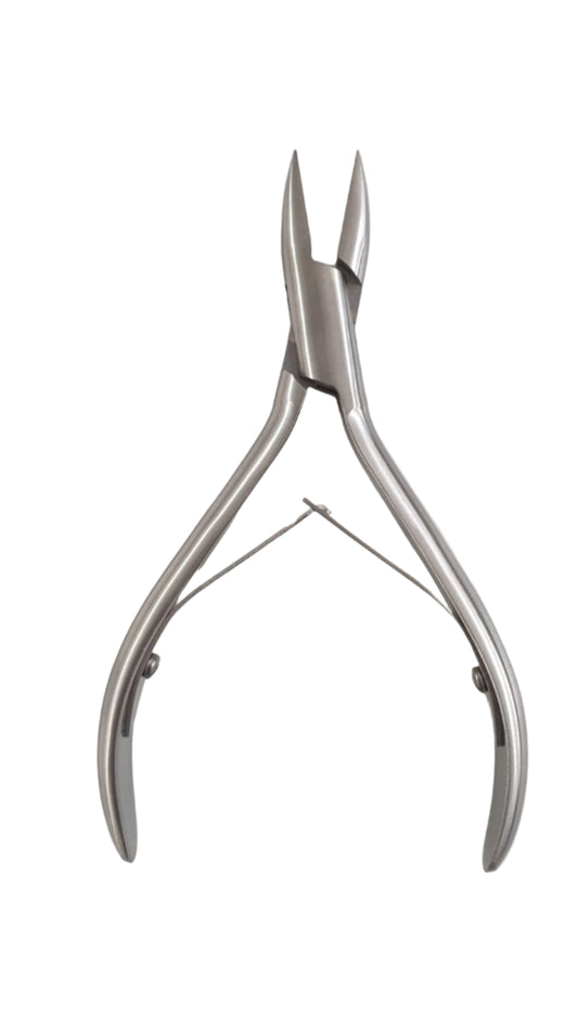 Nail Clipper – Pedicure / Manicure Nipper – Straight Cutting Edge – 12.5 cm – Silver – Stainless Steel