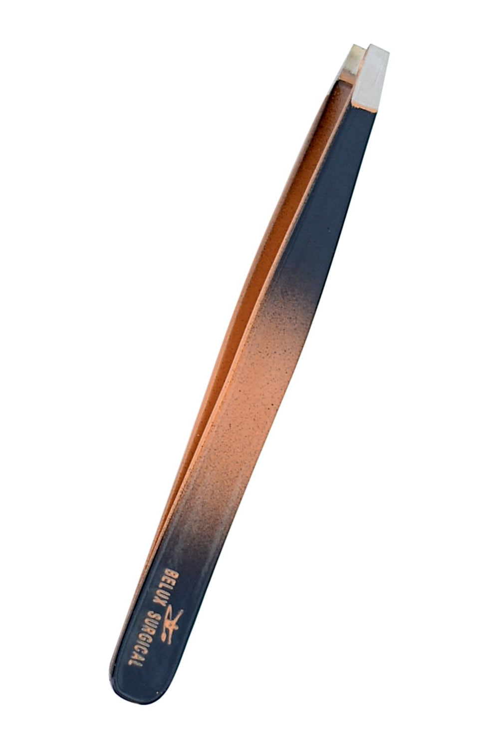 Pincet met schuine punt – roestvrij staal – precisiegreep – 9 cm