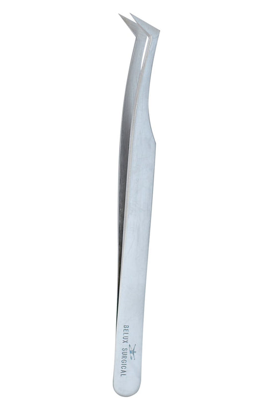Curved Tip Precision Tweezers – Stainless Steel – 12 cm