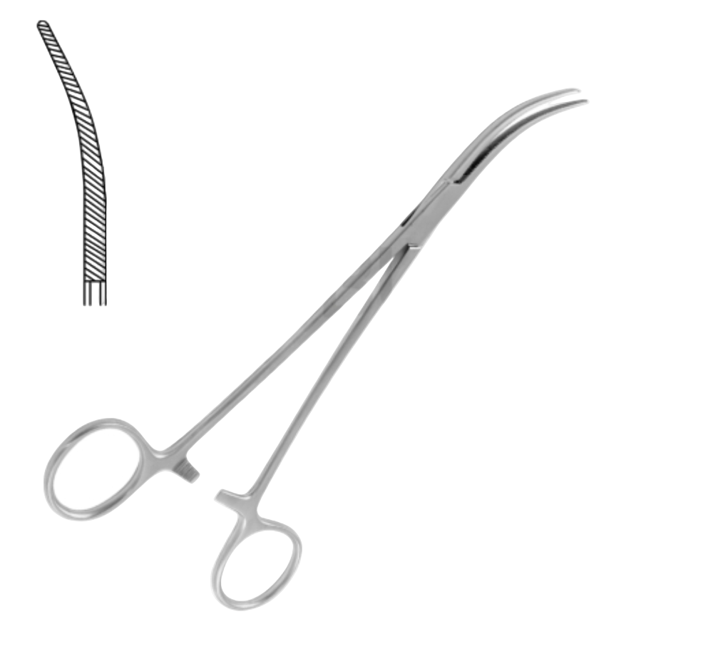 Bengolea Arterietang – Gebogen – Chirurgisch kleminstrument