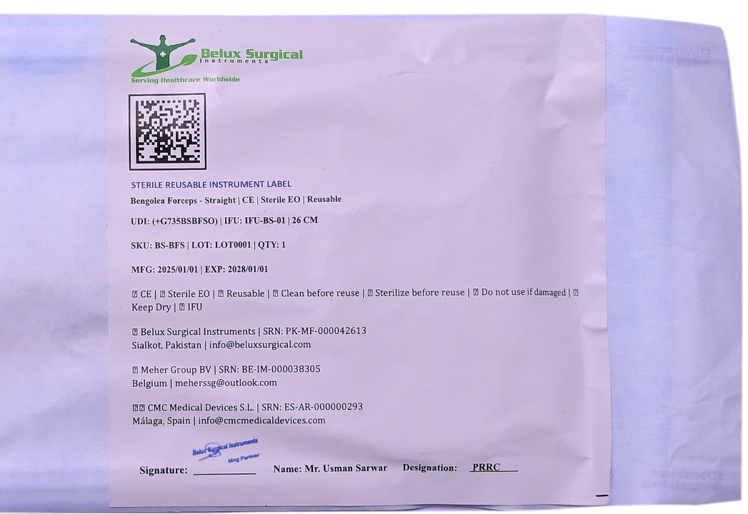 Bengolea Artery Forceps – Surgical Clamping Instrument