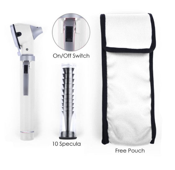 Anatomy of an Otoscope – Educational Medical Diagram
