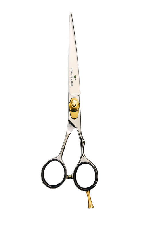 Professional Hairdressing Scissors – Silver – Hair Salon – Right-Handed – 18 cm