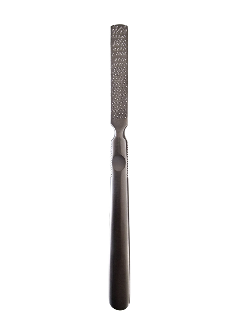 2er Set Inox Fußfeile / Fußraspel für Hornhaut und Hornhaut – doppelseitig
