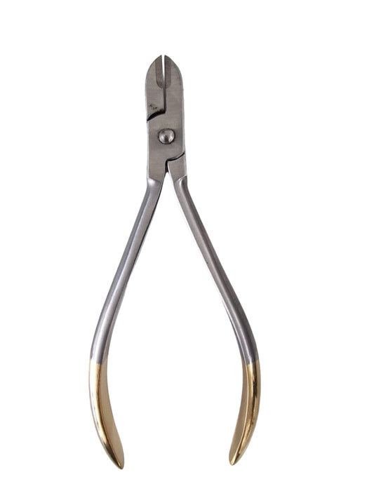 Dental Ligature Cutter Pliers – For Orthodontic Ligature Wires and Elastics – Stainless Steel – Slim Cutting Pliers TC