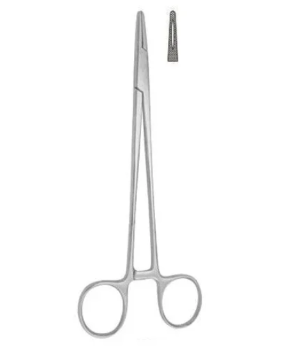 Mayo-Hegar naaldhouder – recht – roestvrij staal chirurgisch instrument