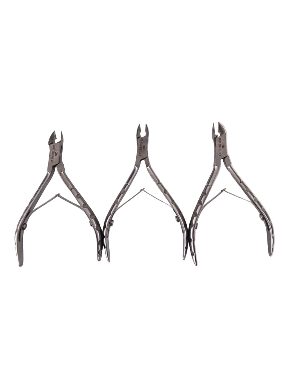 Set van 3 nagelriemknippers – Professionele nagelriemknipper – Bekmaat: 5, 6, 8 mm – Lengte: 10,5 cm