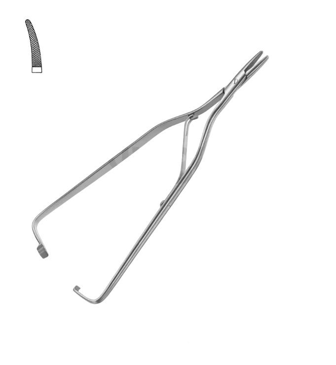 ARRUGA MICRO NEEDLE HOLDER CURVED