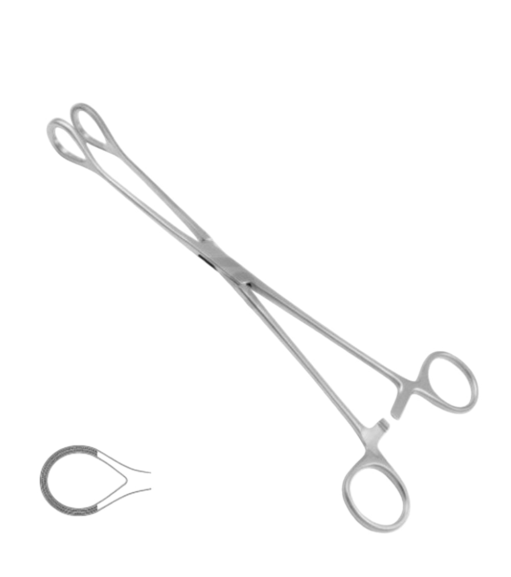 Atraumatic Hemorrhoid Clamp, 25 cm – Used in proctology for grasping hemorrhoidal tissue during surgery