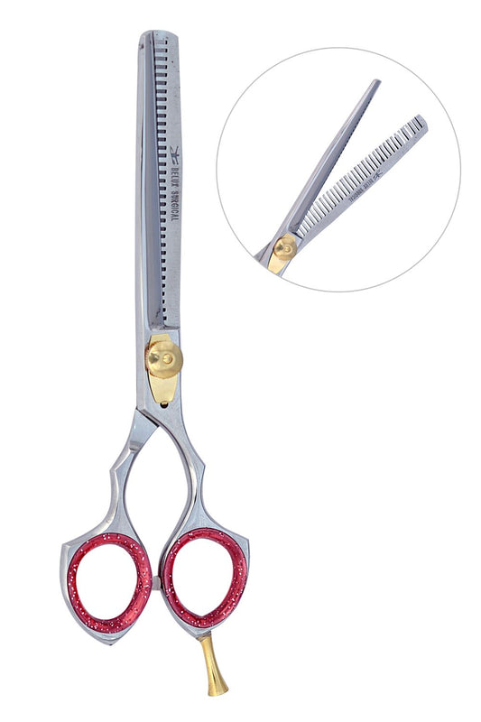 Professionele uitdunschaar – Texturiseerschaar – Haaruitdunschaar – Roestvrij staal – Haarknipschaar – Voor het knippen van haar – 18 cm