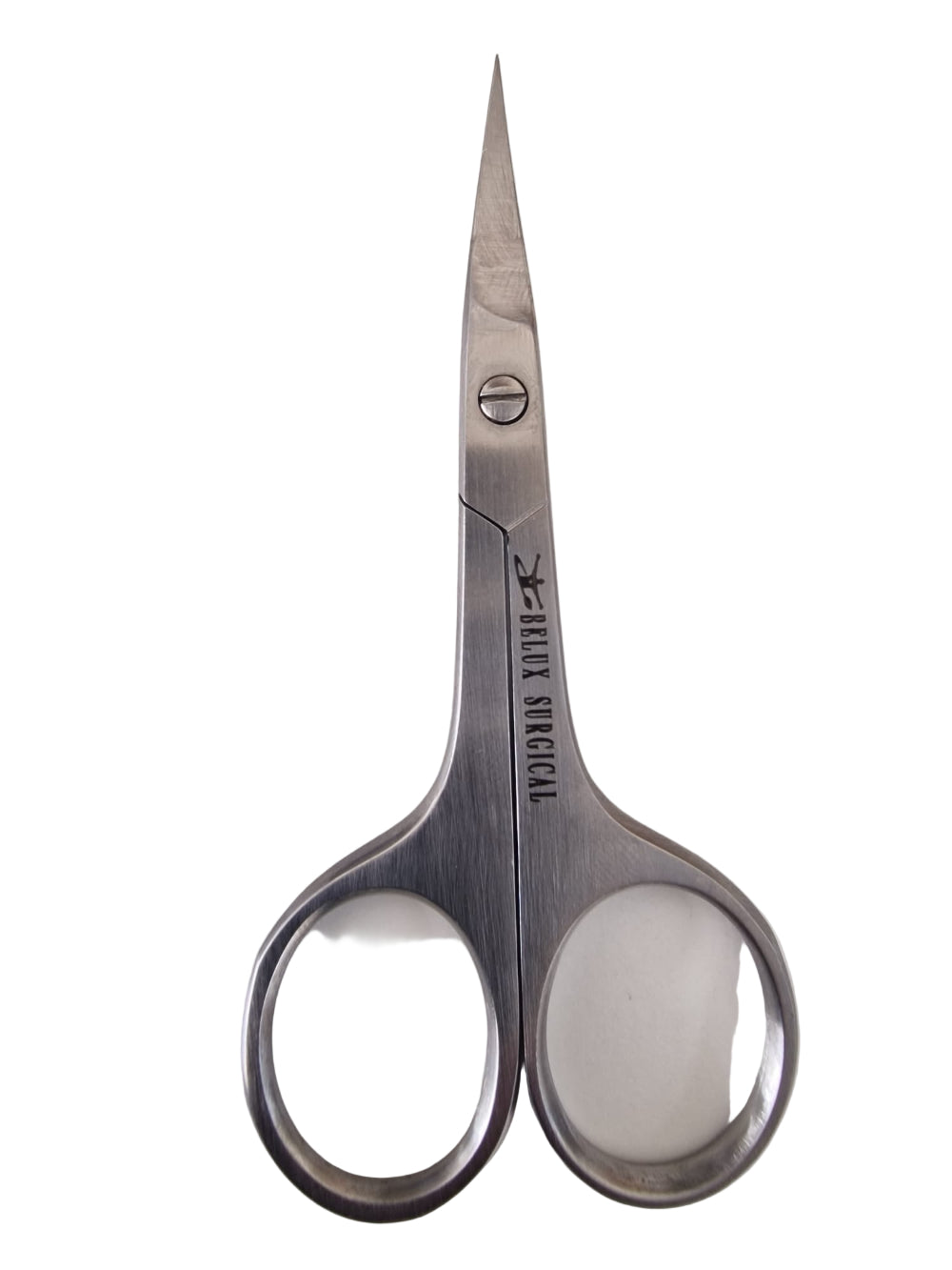 Professionele nagelschaar – Stevige nagelschaar voor nagelhoeken, zwart &amp; zilver – Gebogen – 9 cm