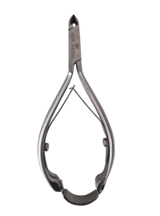 Professionele nagelriemverwijderaar – Dubbele verbinding met slot – 5 mm bek, 10 cm
