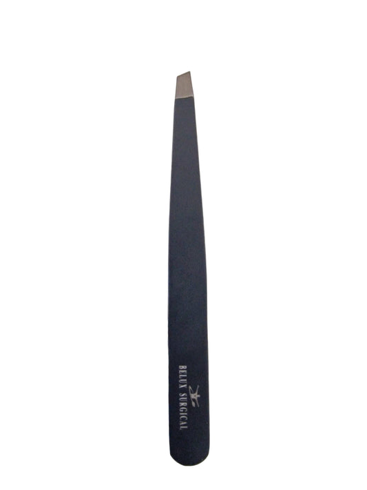 Pincet met schuine punt – roestvrij staal – precisiegreep – 9 cm
