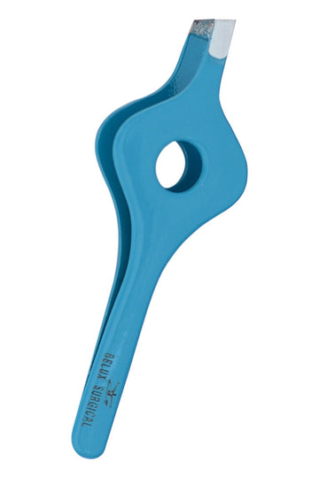 Slanted Tip Tweezers – Stainless Steel – Precision Grip – 9 cm