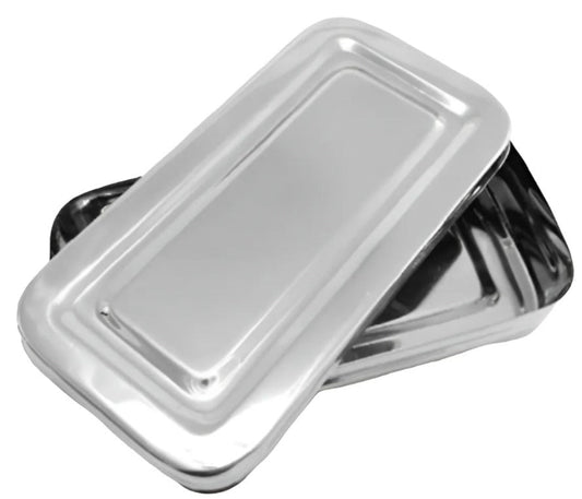 Stainless Steel Instrument Case – 40 × 20 × 10 cm