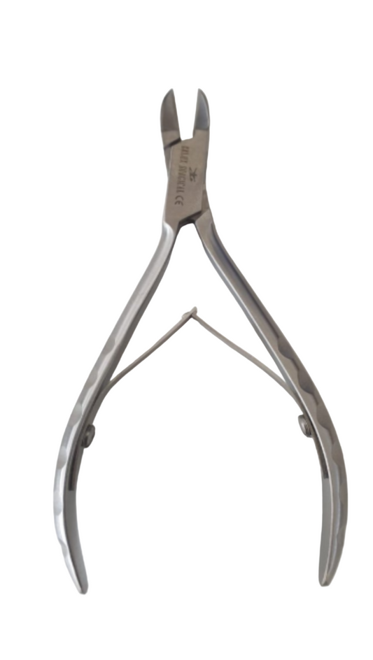 Nagelknipper – Nagelriemknipper met dubbele veer, rechte bek – 10,5 cm