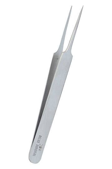 Fine Tip Precision Tweezers – Stainless Steel – 12 cm