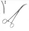 Bengolea Artery Clamp Curved 1x2 Teeth 20.0cm
