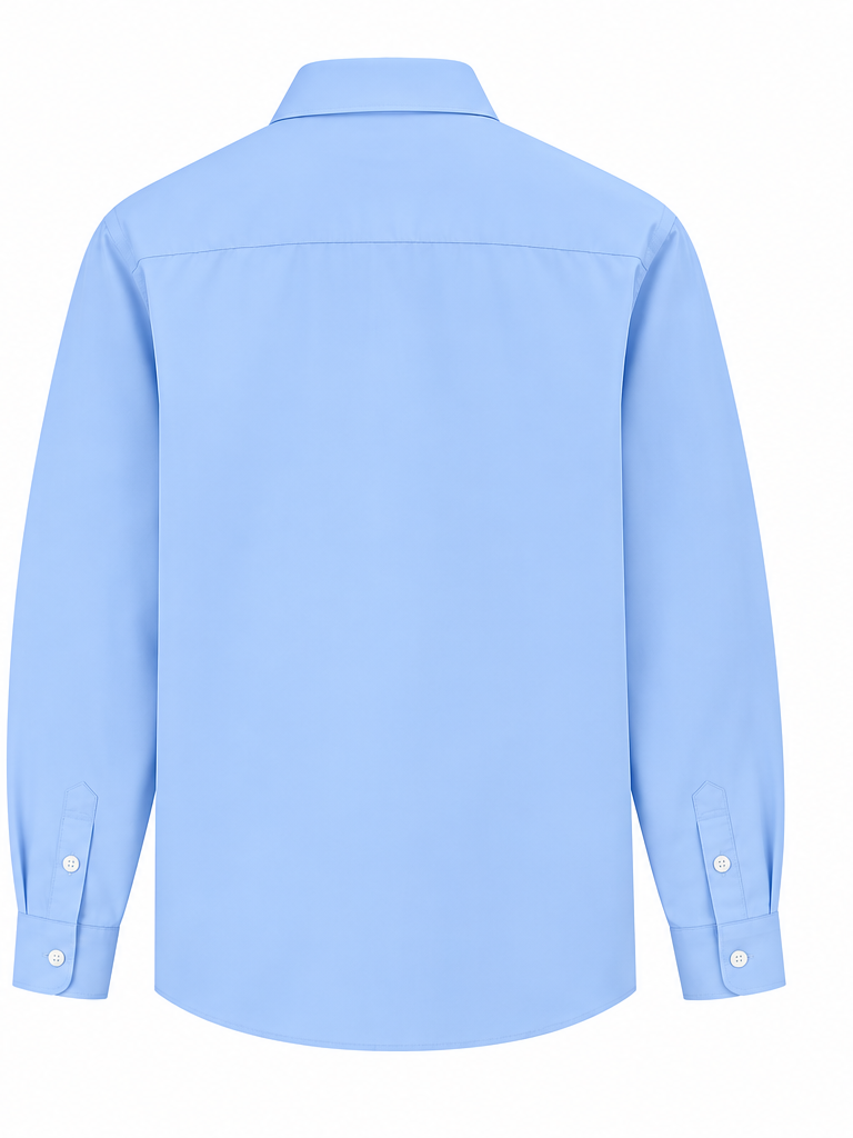 Boys' long-sleeve school shirt