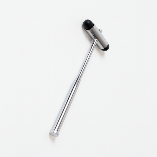 Buck Percussiehamer 18,5 cm – Dubbelkoppig neurologisch reflexinstrument | Roestvrij staal
