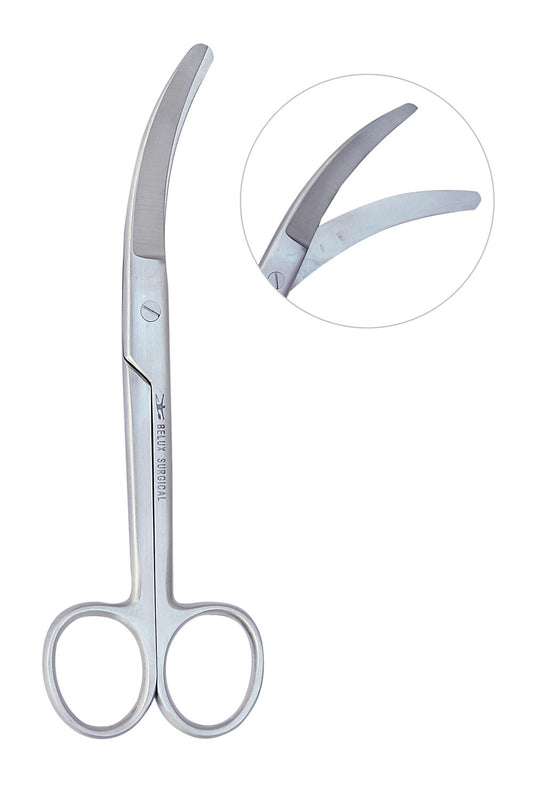 Busch Navelstrengschaar Gebogen – 16 cm Chirurgisch Roestvrij Staal