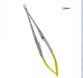 CASTROVIEJO NEEDLE HOLDER WIDTH TUNGSTEN CARBID INSERTS STRAIGHT SERRATED 14,0CM