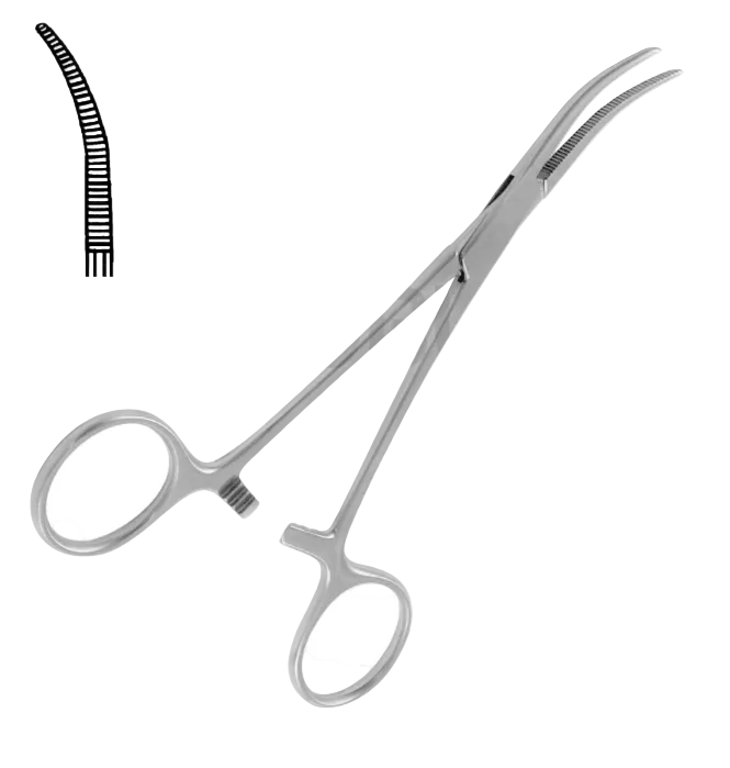 CRILE ARTERY CLAMP CURVED 14.0CM
