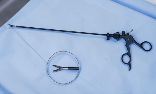 Dissecting Laparoscopic Forceps – 33 cm  (Curved/Maryland)