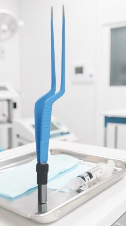 Bipolar Bayonet Forceps – Electrosurgical Surgical Instrument