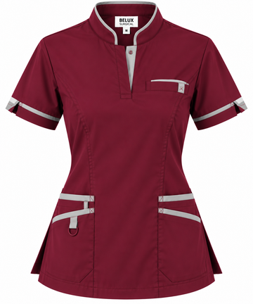 Women's Premium Wrap-Neck Medical Scrub Set