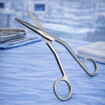 Cottle Dorsal Nasal Scissors 15 cm – Bent Shaft ENT Surgical Instrument