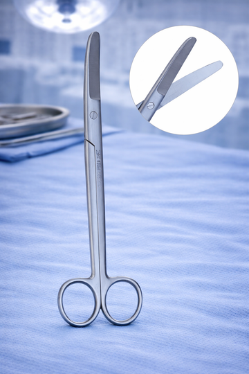 Sims Scissors Curved 26 cm – Stainless Steel Surgical Instrument