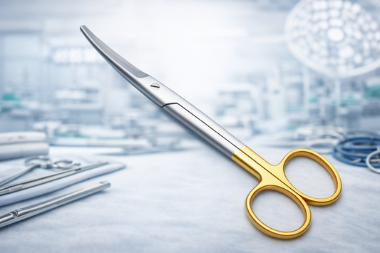 Mayo Scissors Curved TC – Tungsten Carbide Stainless Steel Surgical Scissors