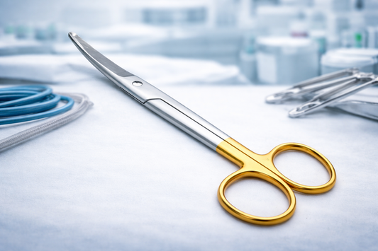 Mayo Scissors Curved TC – Tungsten Carbide Stainless Steel Surgical Scissors