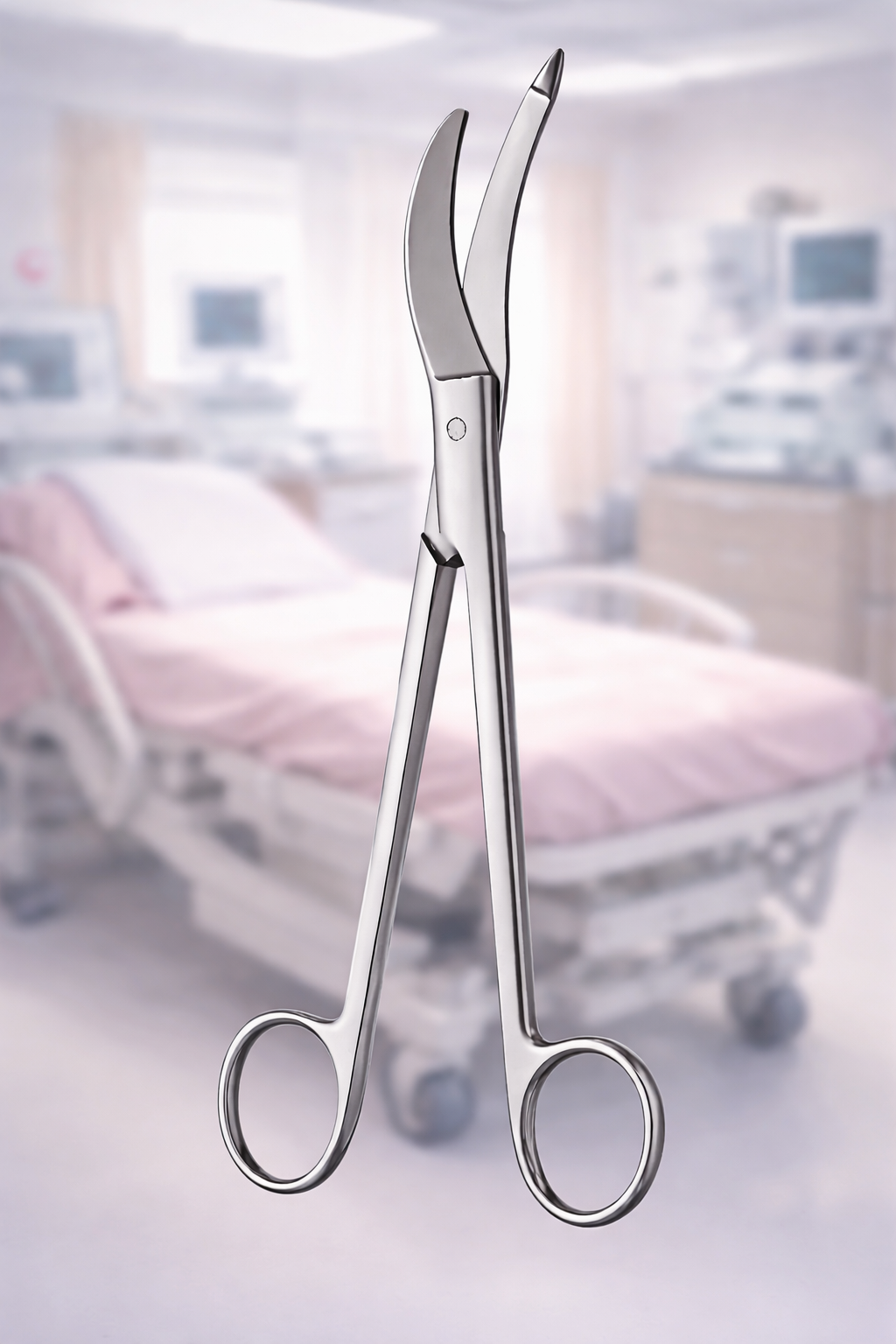 Waldmann Episiotomy Scissors 18 cm – Curved Obstetric Surgical Scissors – Stainless Steel