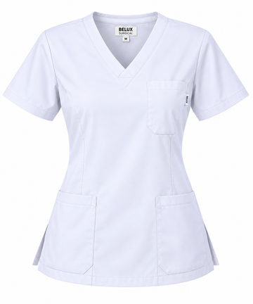 Women's Professional Medical Scrub Set – V-Neck Top & Pants