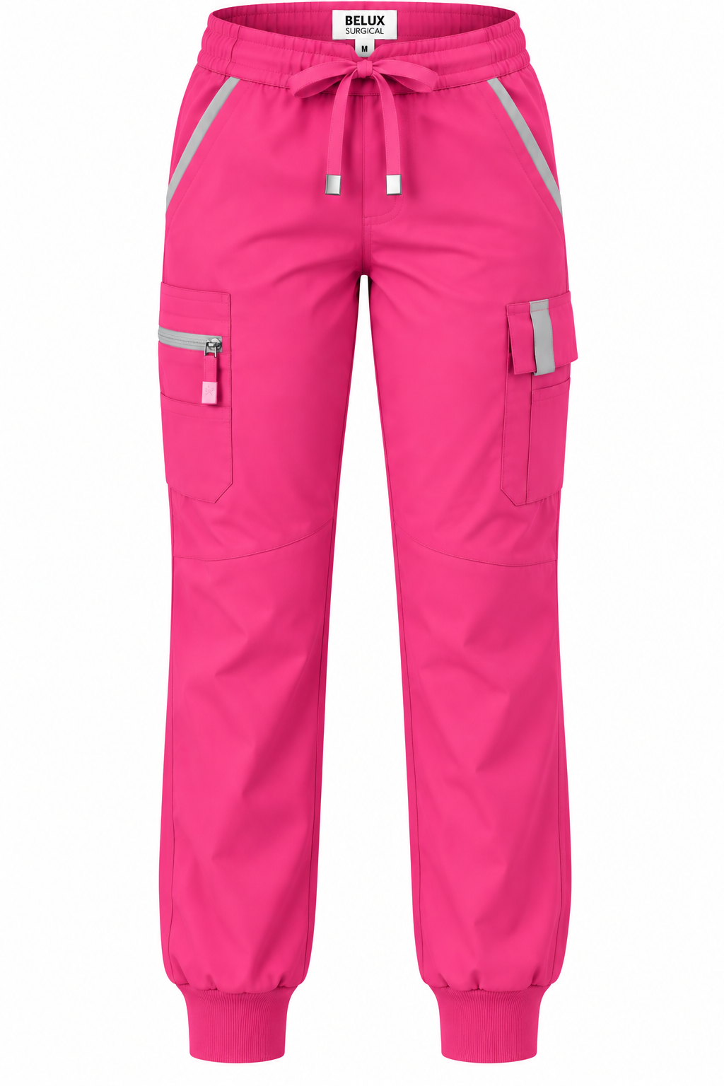 Women's Premium Wrap-Neck Medical Scrub Set Pink