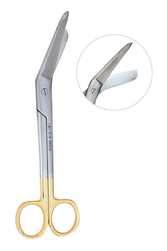 Lister Bandage Scissors, Straight with Tungsten Carbide (TC) Inserts