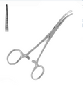 DANDY ARTERY CLAMP CURVED 1X2 TEETH 14.0CM