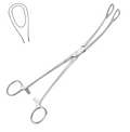 FOERSTER-BALLENGER SPONGE TONGS CURVED SMOOTH 18.0CM