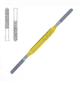 FOMON Nose Rasp TC 21cm - 8-1/4'' - Double-ended Fig. 1/2 - Part. 0.8mm/1.1mm