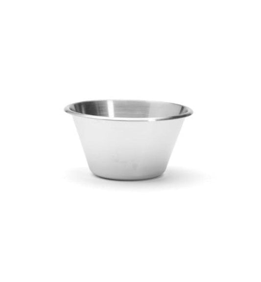 Stainless Steel Flat Bottom Medicine cup   – Ø 6 cm, Round Open Edge