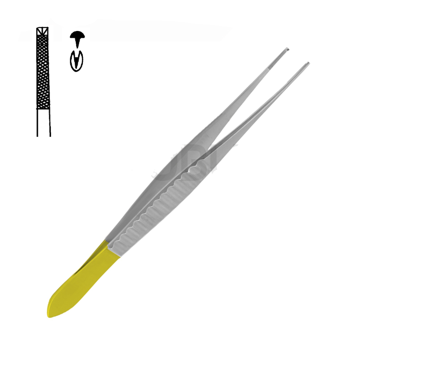 GILLIE'S SURGICAL TENDER WITH HARD METAL INSERTS 1X2 TEETH 15.0CM