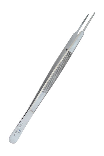 Gerald  Thumb Dressing Forceps – Serrated Tips, Surgical Stainless Steel, Straight