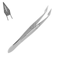 HUNTER SPLITTER TWEEZERS CURVED 10.5CM