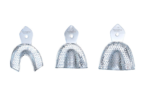 Dental Impression Tray – Perforated Upper + Lower