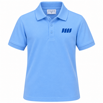Boys' School Polo Shirt – Light Blue